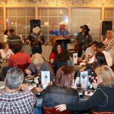 A packed house enjoyed lobster, New York steaks and local fiddler player Wendell Miller.